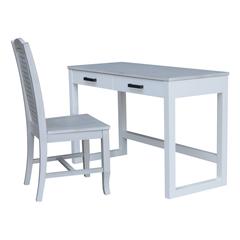 Carson Desk with Two Drawers and Chair
