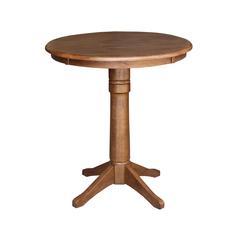 30" Round Top Pedestal Table - 35.9" Height