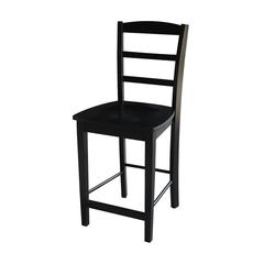 Madrid Counter height Stool - 24" Seat Height, Black