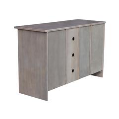 Entertainment / TV Stand - With 2 Doors - 48", Washed Gray Taupe