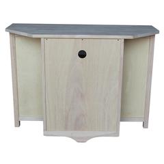 Corner Entertainment / TV Stand, Unfinished