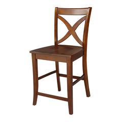Vineyard Counter height Stool - 24" Seat Height, Espresso