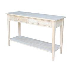 Spencer Console - Server Table - Standard Length, Unfinished