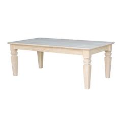 Java Coffee Table, Unfinished