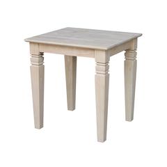 Java End Table, Unfinished