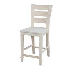 Tuscany Counter height Stool - 24" Seat Height, Unfinished