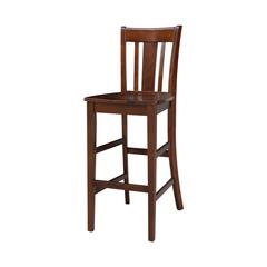 San Remo Bar height Stool - 30" Seat Height, Espresso