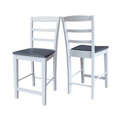 Solid Wood Madrid Counter Height Dining Stool - 24" Seat Height