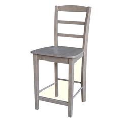 Madrid Counter height Stool - 24" Seat Height, Washed Gray Taupe