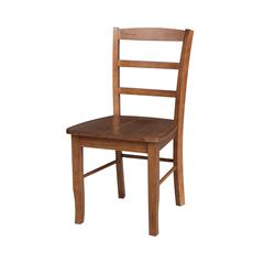 Madrid Ladderback Chairs - Set of 2, Distressed Oak