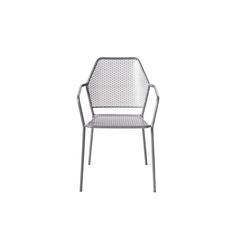 Martini 3 Piece Bistro Set in Pencil Point Finish with 27.5" Round Bistro Table and 2 Stackable Bistro Chairs