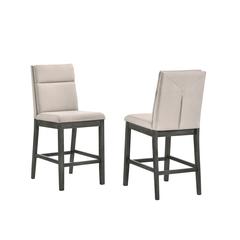 Upholstered Counter Height Side Chair with Footrest