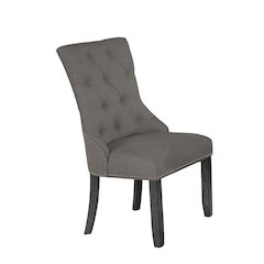 Dark Gray Dining Chair, Set of 2