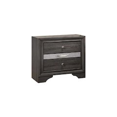 David Night Stand in Gray