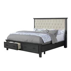 Sandy Platform Eastern King Bed in Cappuccino