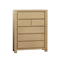 Rubber Wood Light Oak Natuiral Finish Chest