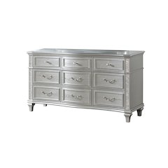 Classic Silver Dresser In Silver Color
