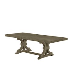 78" Extendable Ash Wood Dining Table with 18" Leaft.