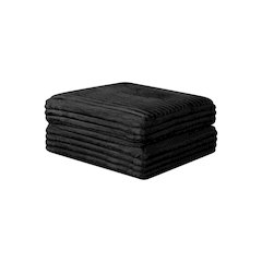 Compressed 1pc Modular Ottoman Black