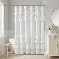 Grace Ruffled Shower Curtain