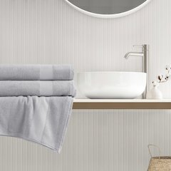 500GSM Plush 2pc XL Towel Set, Light Grey color