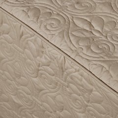 3 Piece Split Corner Pleated Quilted Bedspread
