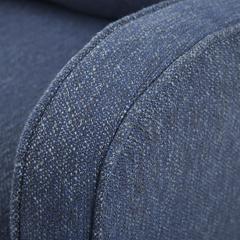 Wide Seat Swivel Arm Chair