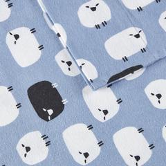 Flannel Sheet Set, Blue Sheep color
