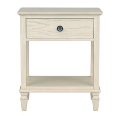 Victoria Bedside Table, Antique Cream color