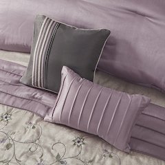 Embroidered 7 Piece Comforter Set