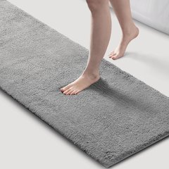 Marshmallow Bath Rug, Grey color