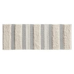 Woven Texture Stripe Bath Rug
