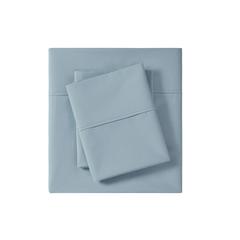 Luxe Teal Peached Percale Sheet Set, Belen Kox
