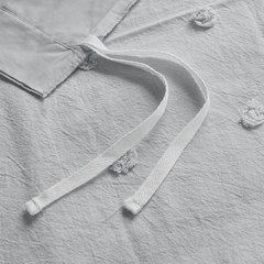 Cotton Jacquard Duvet Cover Set with Euro Shams and Throw Pillows