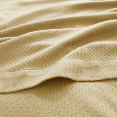 Egyptian Cotton Blanket, Mustard color