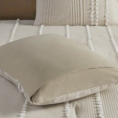 3 Piece Cotton Yarn Dyed Comforter Set