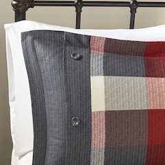 6 Piece Herringbone Duvet Cover Set