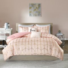 Raina 100% Polyester Brushed Microfiber Printed Comforter Set