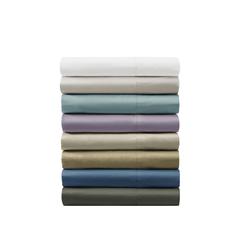 800 Thread Count Cotton Blend Sateen Sheet Set, Purple color