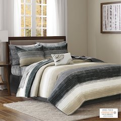8 Piece Quilt Set with Cotton Bed Sheets