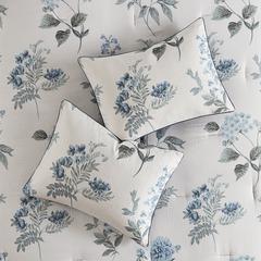 7 Piece Printed Seersucker Comforter Set with Throw Blanket
