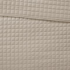 Otto 3 Piece Reversible Quilt Set, Khaki color