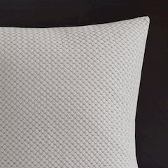 Oversized Cotton Clipped Jacquard Comforter Set with Euro Shams