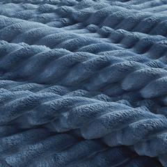 3 Piece Corded Plush Comforter Set