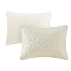 3 Piece Split Corner Pleated Quilted Bedspread