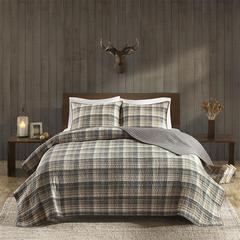 Tasha 100% Cotton Oversized Quilt Mini Set, Tan color