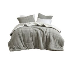 Wynne Comforter Set in Grey Color