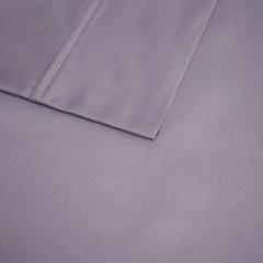 600 Thread Count Cooling Cotton Blend 4 PC Sheet Set, Purple color