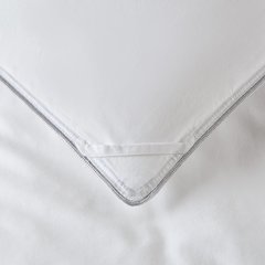 100% Cotton Shell Comforter, White color