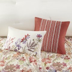 7 Piece Cotton Printed Comforter Set